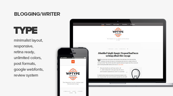 Type Preview Wordpress Theme - Rating, Reviews, Preview, Demo & Download