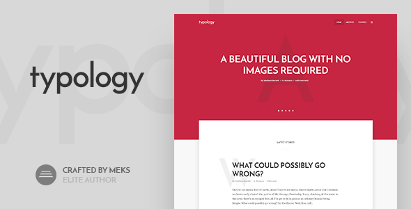 Typology Preview Wordpress Theme - Rating, Reviews, Preview, Demo & Download