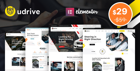 Udrive Preview Wordpress Theme - Rating, Reviews, Preview, Demo & Download
