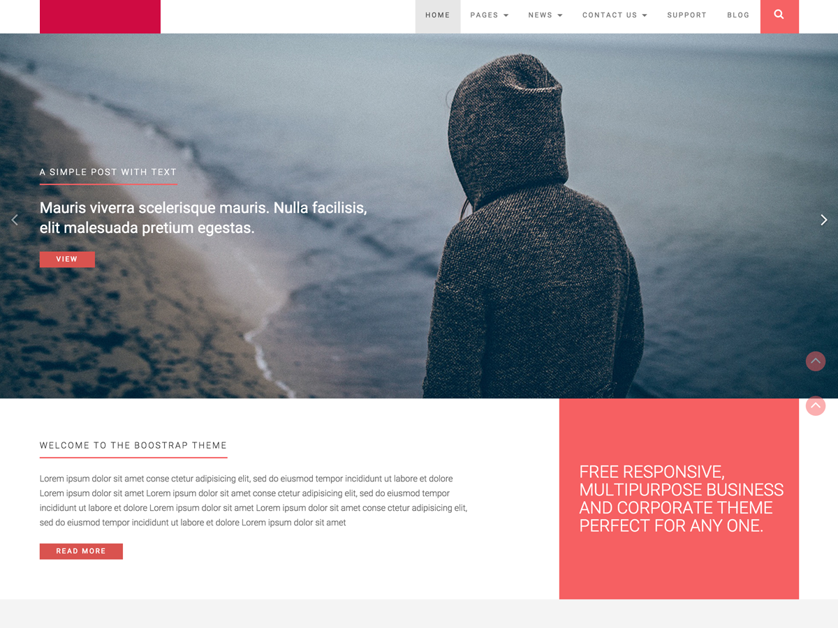 Ultrabootstrap Preview Wordpress Theme - Rating, Reviews, Preview, Demo & Download