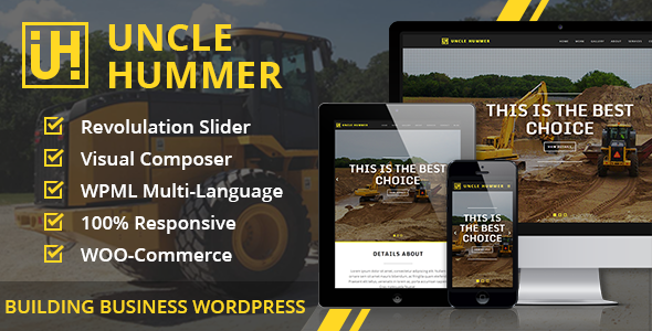 Uncle Hummer Preview Wordpress Theme - Rating, Reviews, Preview, Demo & Download