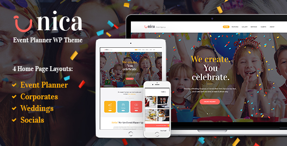 Unica Preview Wordpress Theme - Rating, Reviews, Preview, Demo & Download