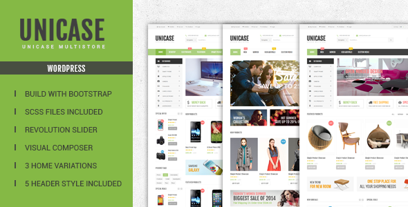 Unicase Preview Wordpress Theme - Rating, Reviews, Preview, Demo & Download