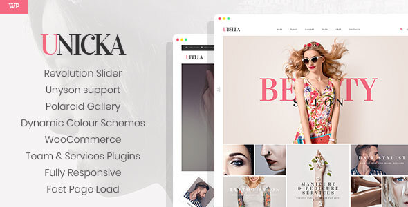 Unicka Preview Wordpress Theme - Rating, Reviews, Preview, Demo & Download