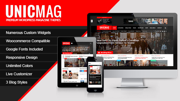UnicMag Preview Wordpress Theme - Rating, Reviews, Preview, Demo & Download