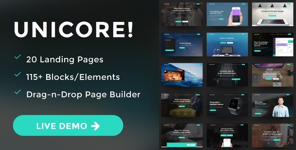 Unicore Preview Wordpress Theme - Rating, Reviews, Preview, Demo & Download