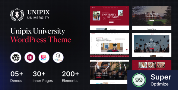 Unipix Preview Wordpress Theme - Rating, Reviews, Preview, Demo & Download