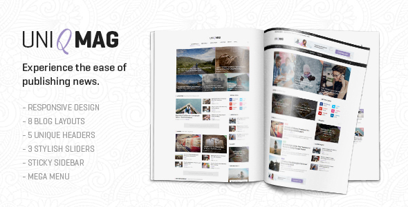 UniqMag Preview Wordpress Theme - Rating, Reviews, Preview, Demo & Download