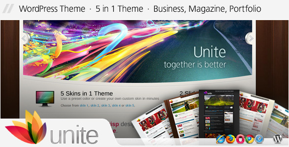 Unite Preview Wordpress Theme - Rating, Reviews, Preview, Demo & Download