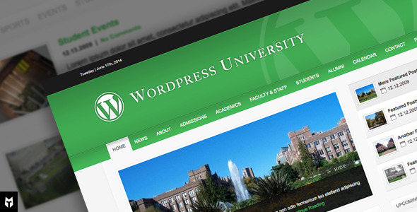 University Preview Wordpress Theme - Rating, Reviews, Preview, Demo & Download