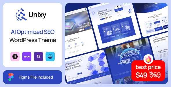 Unixy Preview Wordpress Theme - Rating, Reviews, Preview, Demo & Download