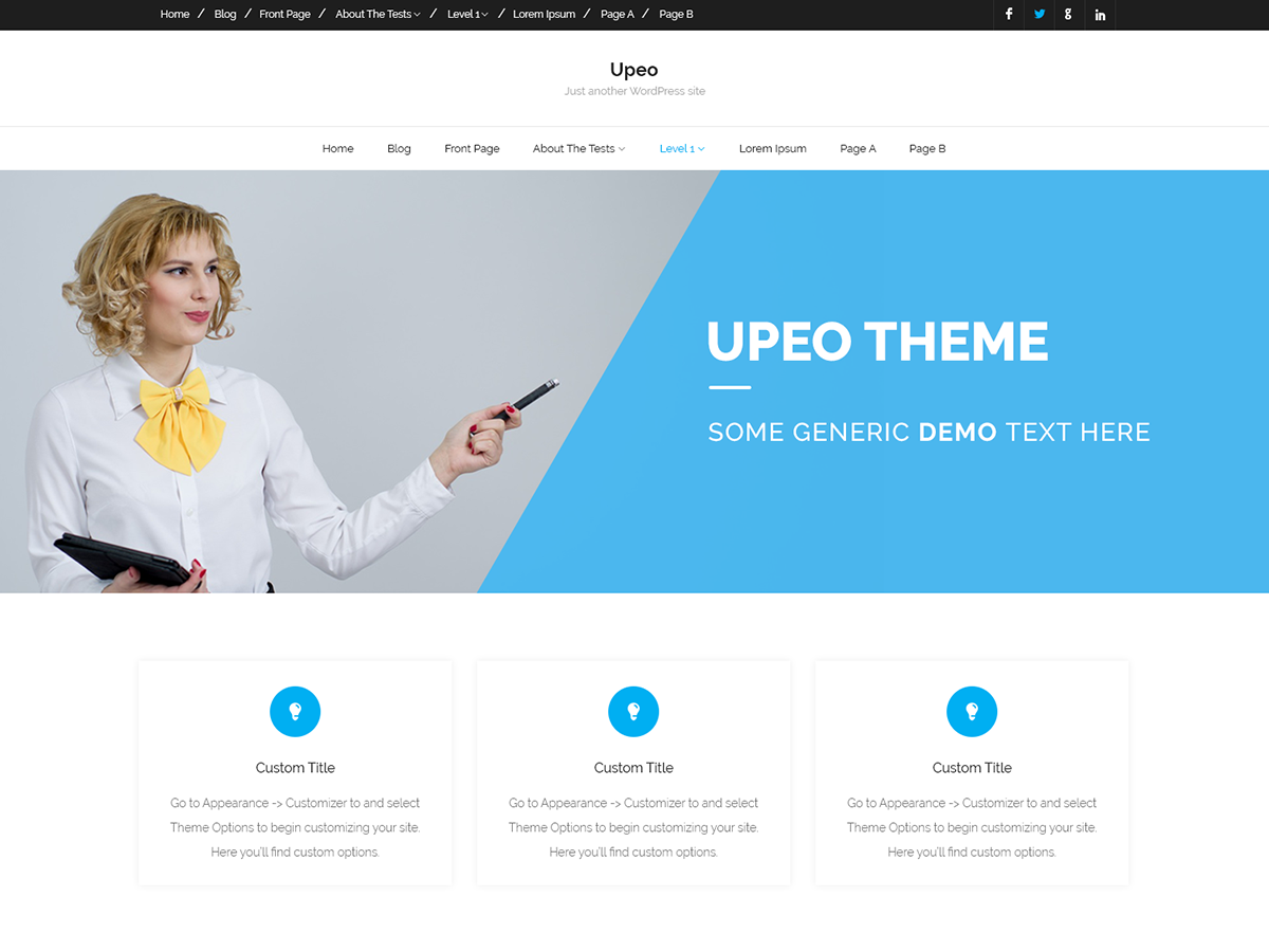 Upeo Grid Preview Wordpress Theme - Rating, Reviews, Preview, Demo & Download