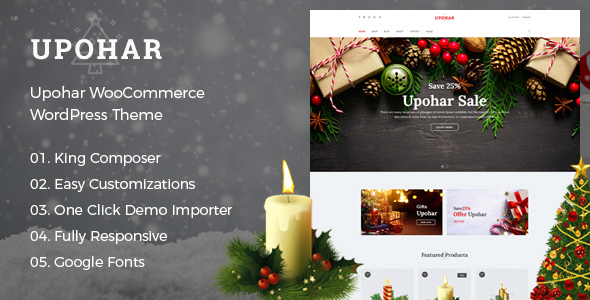 Upohar Preview Wordpress Theme - Rating, Reviews, Preview, Demo & Download