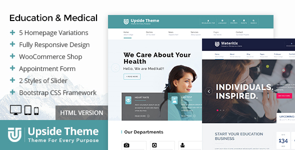 Upside Preview Wordpress Theme - Rating, Reviews, Preview, Demo & Download