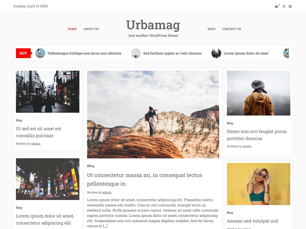 Urbamag Preview Wordpress Theme - Rating, Reviews, Preview, Demo & Download