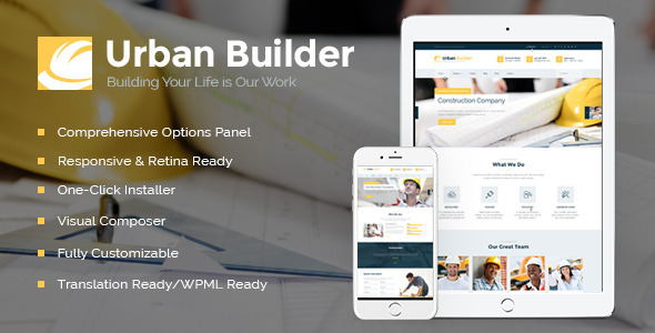 Urban Builder Preview Wordpress Theme - Rating, Reviews, Preview, Demo & Download