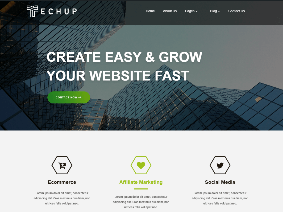 Utility Techup Preview Wordpress Theme - Rating, Reviews, Preview, Demo & Download