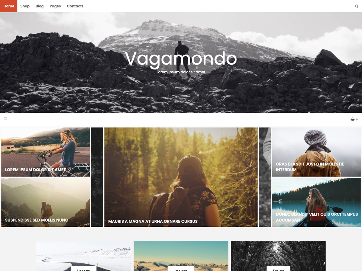 Vagamondo Preview Wordpress Theme - Rating, Reviews, Preview, Demo & Download