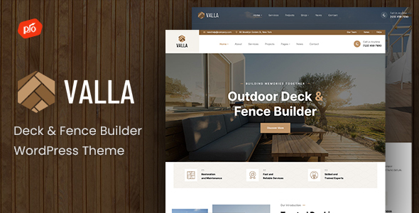 Valla Preview Wordpress Theme - Rating, Reviews, Preview, Demo & Download