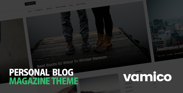 Vamico Preview Wordpress Theme - Rating, Reviews, Preview, Demo & Download