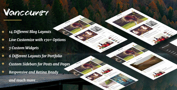 Vancouver Preview Wordpress Theme - Rating, Reviews, Preview, Demo & Download