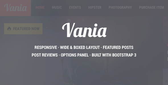 Vania Preview Wordpress Theme - Rating, Reviews, Preview, Demo & Download