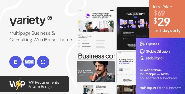 Variety Preview Wordpress Theme - Rating, Reviews, Preview, Demo & Download