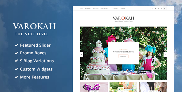 Varokah Preview Wordpress Theme - Rating, Reviews, Preview, Demo & Download