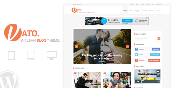 Vato Preview Wordpress Theme - Rating, Reviews, Preview, Demo & Download