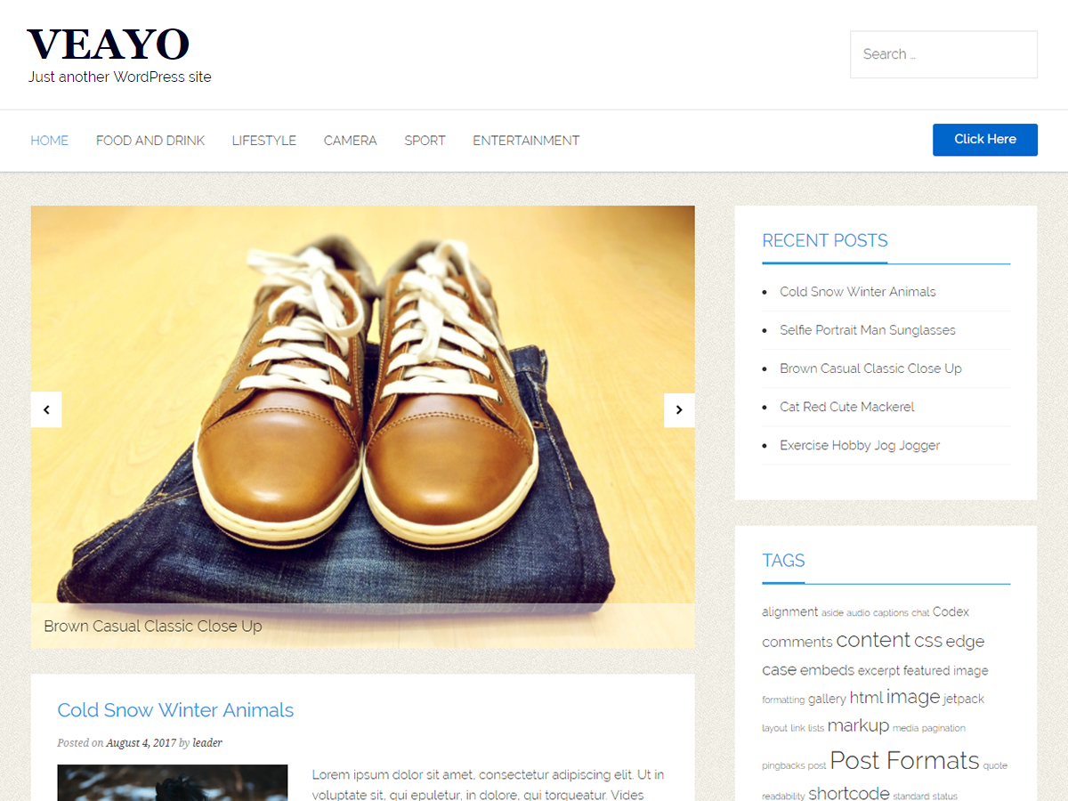 Veayo Preview Wordpress Theme - Rating, Reviews, Preview, Demo & Download