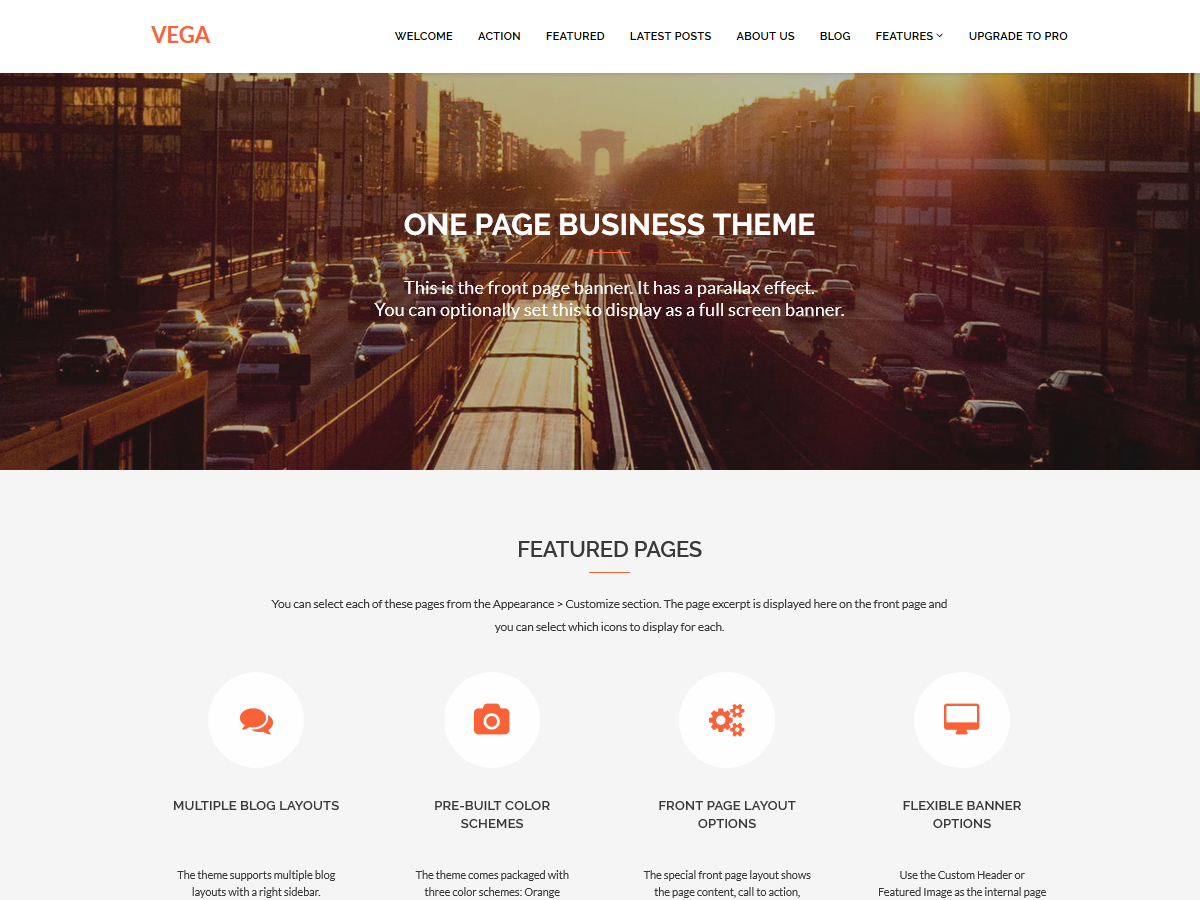 Vega Preview Wordpress Theme - Rating, Reviews, Preview, Demo & Download