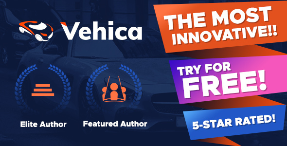 Vehica Preview Wordpress Theme - Rating, Reviews, Preview, Demo & Download