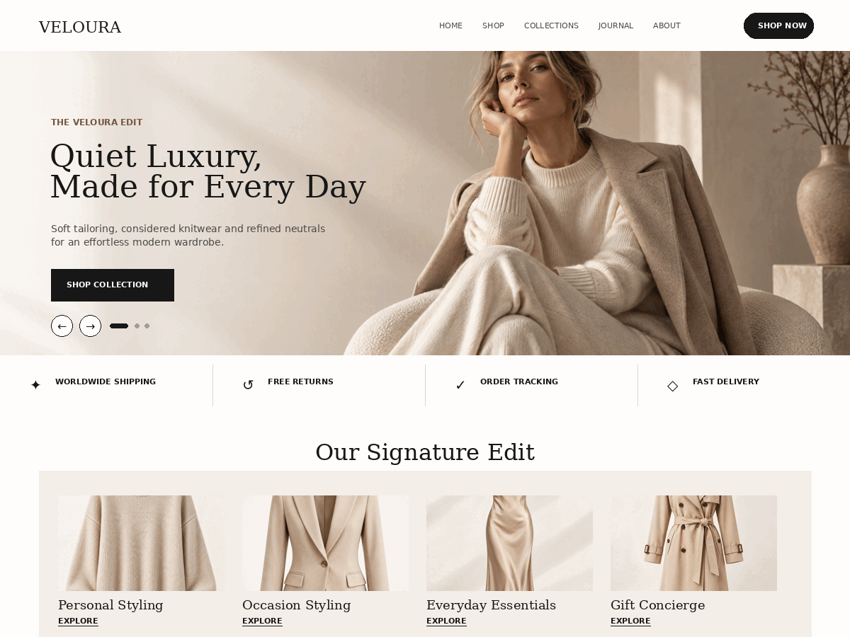 Veloura Lite Preview Wordpress Theme - Rating, Reviews, Preview, Demo & Download