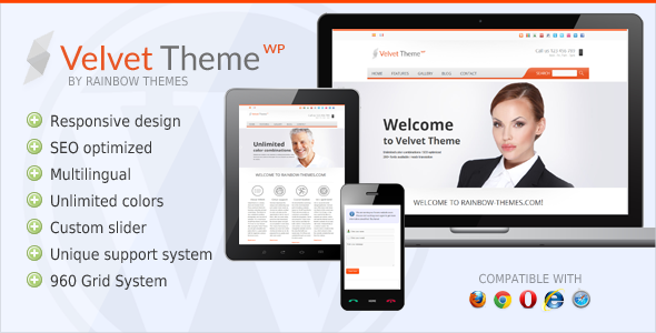 Velvet Preview Wordpress Theme - Rating, Reviews, Preview, Demo & Download