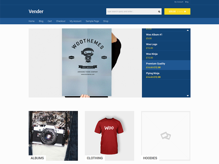 Vender Preview Wordpress Theme - Rating, Reviews, Preview, Demo & Download