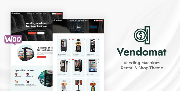 Vendomat Preview Wordpress Theme - Rating, Reviews, Preview, Demo & Download