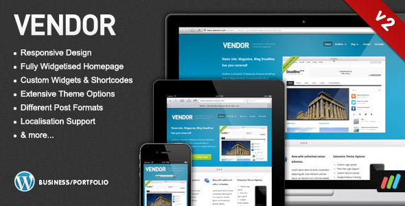 Vendor Preview Wordpress Theme - Rating, Reviews, Preview, Demo & Download