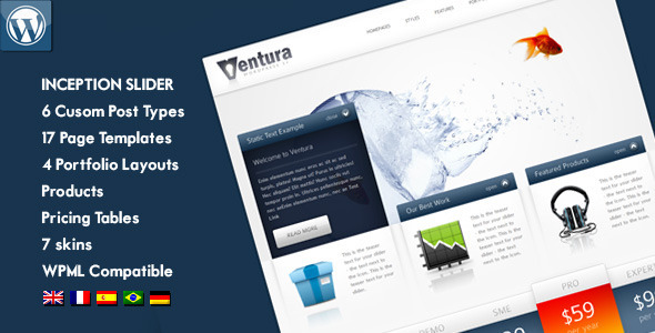 Ventura Preview Wordpress Theme - Rating, Reviews, Preview, Demo & Download