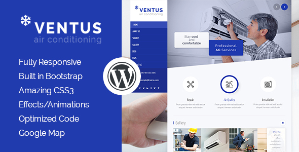 Ventus Preview Wordpress Theme - Rating, Reviews, Preview, Demo & Download