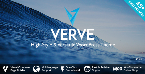 Verve Preview Wordpress Theme - Rating, Reviews, Preview, Demo & Download