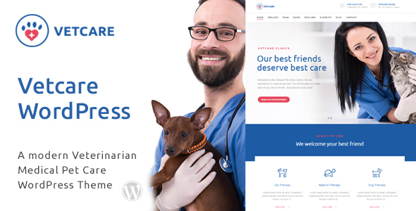 Vetcare Veterinarian Preview Wordpress Theme - Rating, Reviews, Preview, Demo & Download