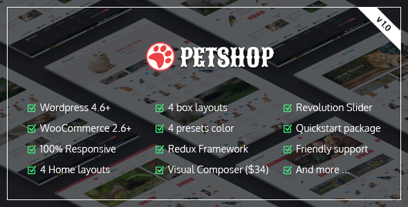 VG Petshop Preview Wordpress Theme - Rating, Reviews, Preview, Demo & Download