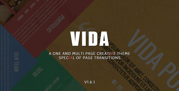 Vida Preview Wordpress Theme - Rating, Reviews, Preview, Demo & Download