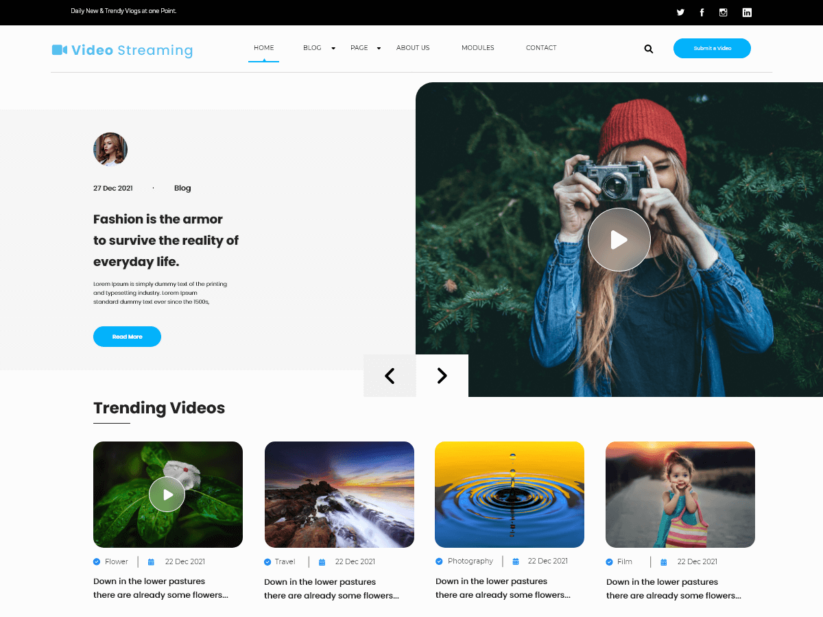 Video Streaming Preview Wordpress Theme - Rating, Reviews, Preview, Demo & Download
