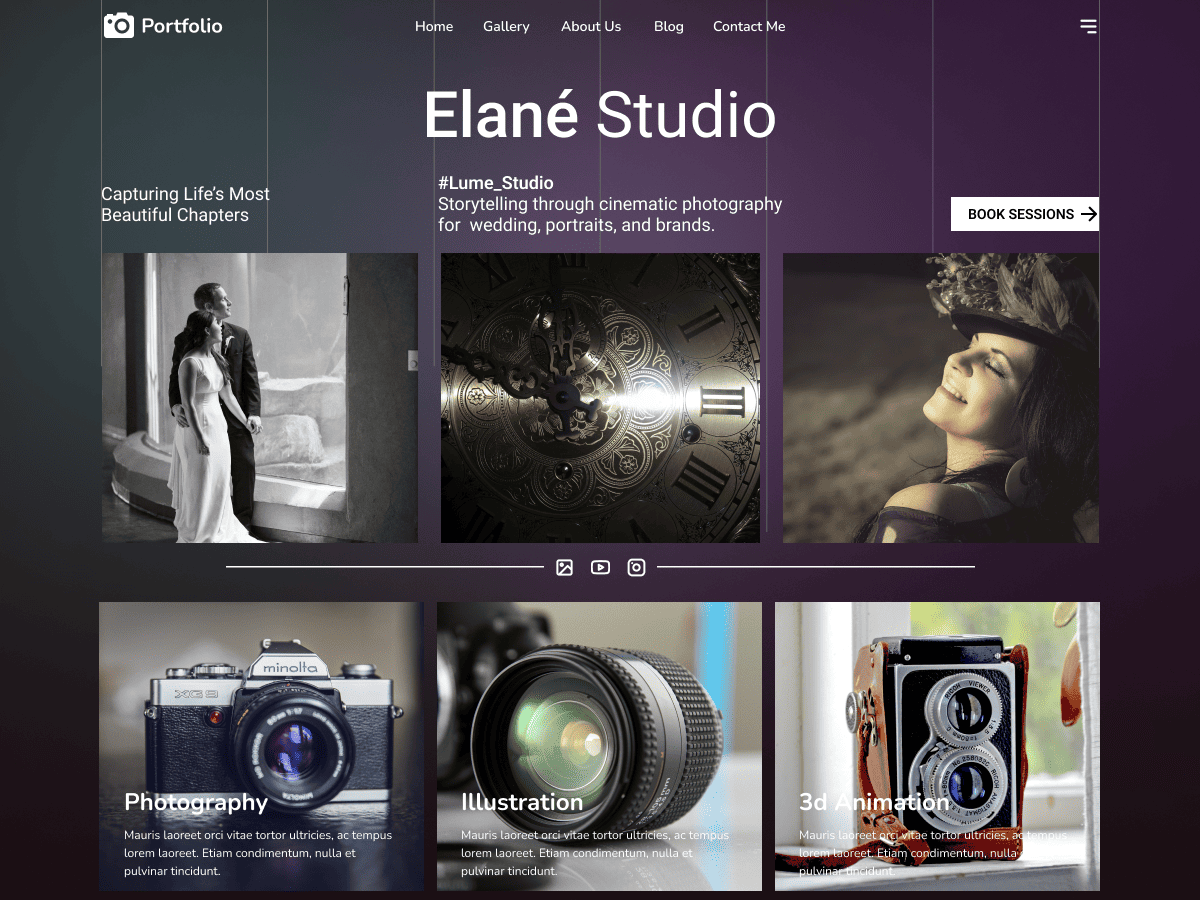 Videographer Portfolio Preview Wordpress Theme - Rating, Reviews, Preview, Demo & Download