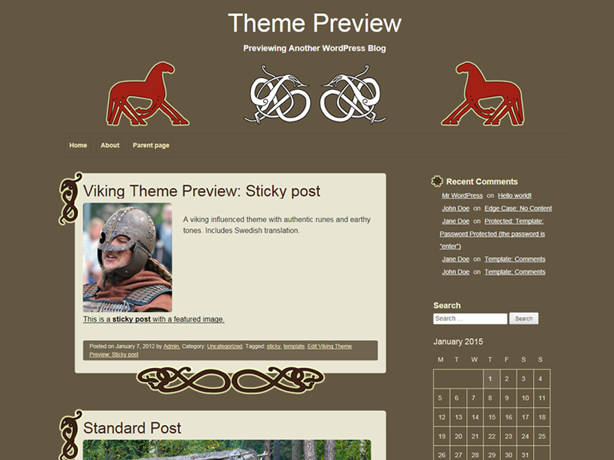 Viking Preview Wordpress Theme - Rating, Reviews, Preview, Demo & Download