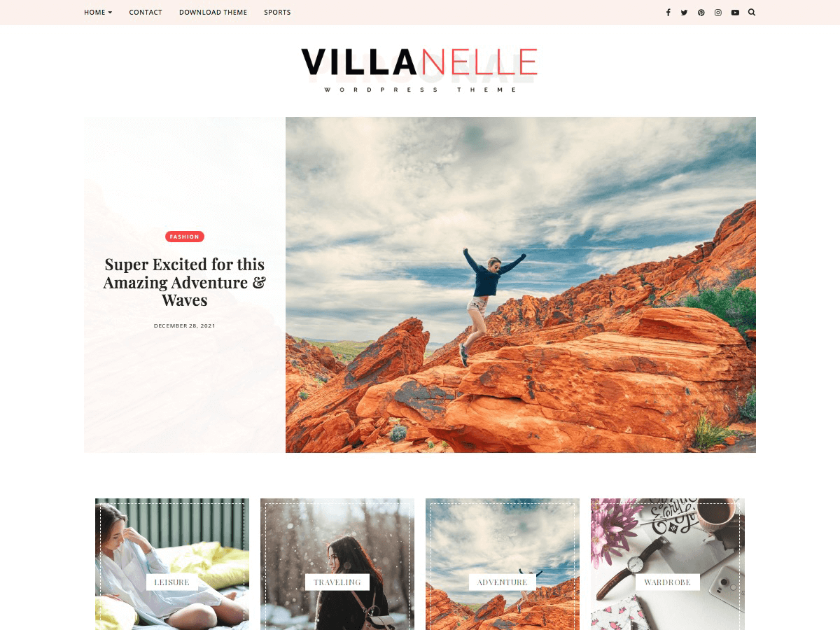 Villanelle Preview Wordpress Theme - Rating, Reviews, Preview, Demo & Download