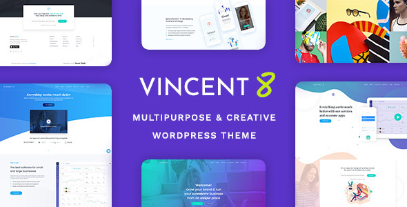 Vincent Eight Preview Wordpress Theme - Rating, Reviews, Preview, Demo & Download