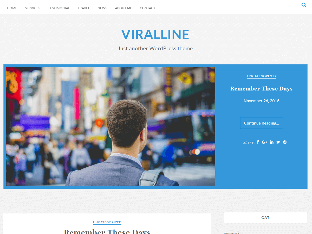 Viralline Preview Wordpress Theme - Rating, Reviews, Preview, Demo & Download
