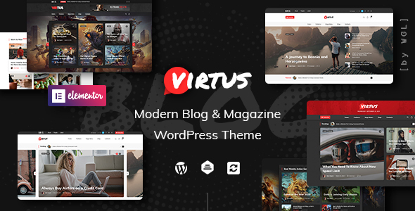 Virtus Preview Wordpress Theme - Rating, Reviews, Preview, Demo & Download